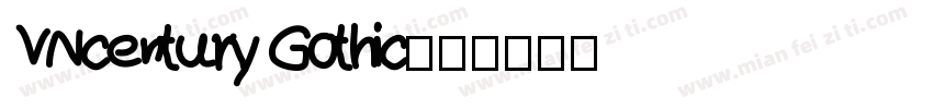 VNcentury Gothic字体转换